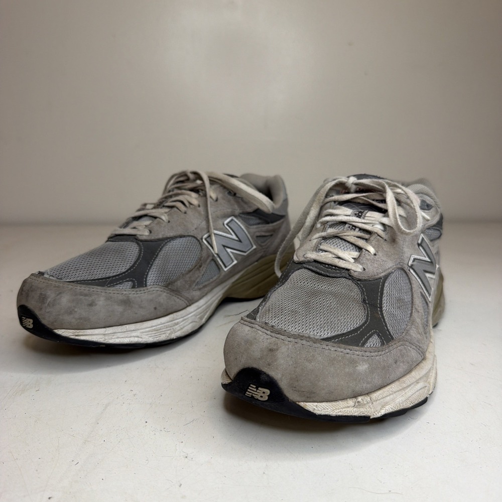 New Balance 990v3 Shoes Sneakers Mens Size 13 Grey White Made in USA M990GY3